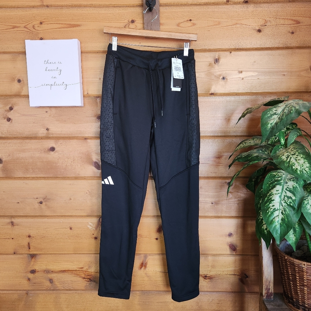 Adidas NWT Aeroready Taper Leg Black Standard Athlete Training Soccer Pant Sz S